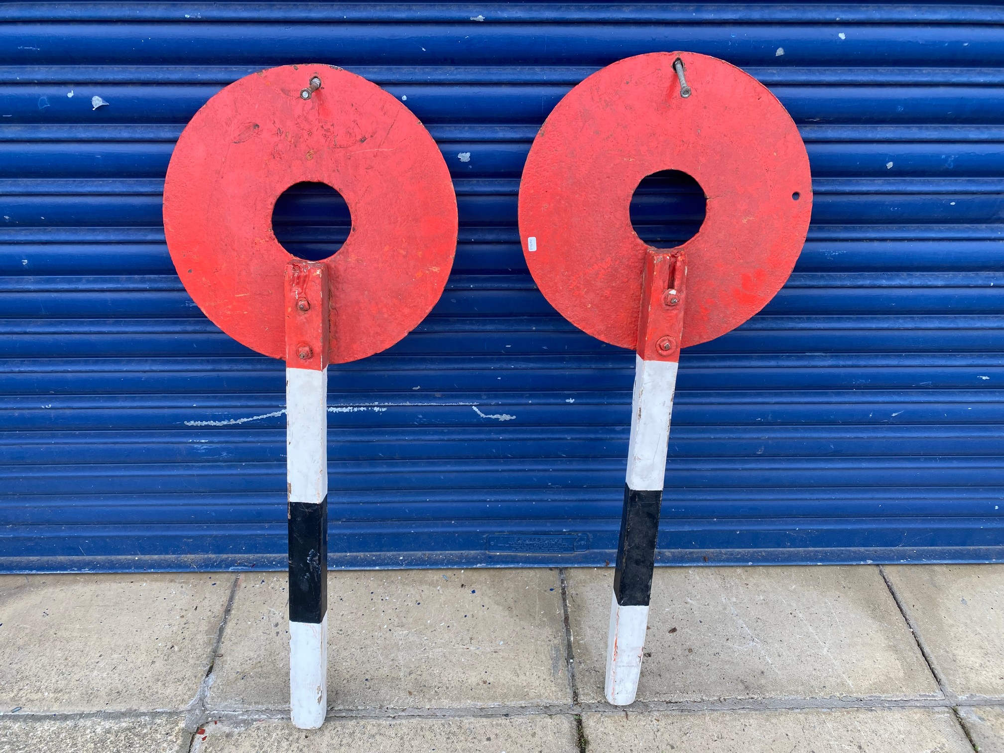 Two fairground hand painted shooting targets. - Image 2 of 2