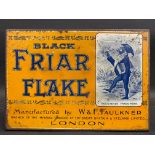 A Black Friar Flake rectangular tin.