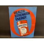 An Ovaltine pictorial tin advertising sign, 16 1/2 x 21 1/4".