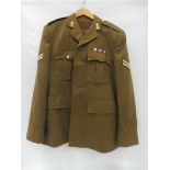 An F.A.D. No.2 dress uniform, Royal Artillery, all ranks, jacket size 170/112/96, trouser size 72/