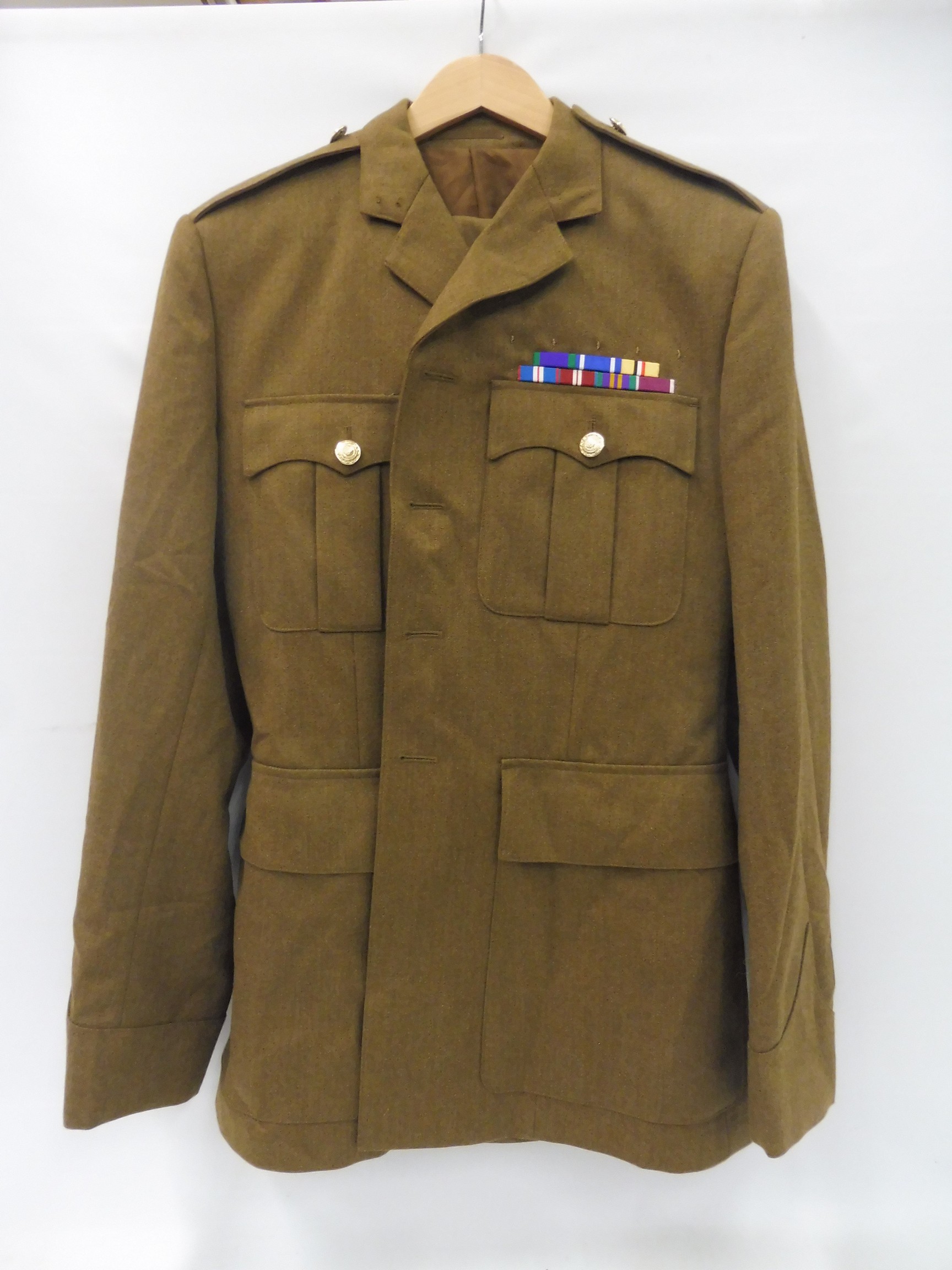 An F.A.D. No.2 uniform, Royal Logistics Corps, jacket size 182/112/96, trouser size 78/84/100, no