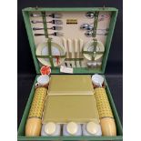 A Marris's Sirram picnic set, no. 1224, circa 1964, internals appear complete, with Aynsley