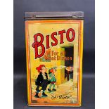 A large Bisto shop counter tin in rarely-seen excellent condition.