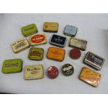 A selection of assorted tins.