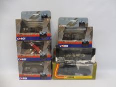 A small quantity of Corgi WWI die-cast models, plus a Corgi 907 German half track etc.