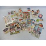 A quantity of football tea cards and other football ephemera in good condition.