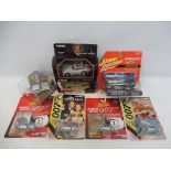 A selection of carded James Bond cars, from various Bond films.