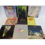 Five Yes albums plus two original Yes tour programmes and others.
