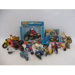 A small quantity of die-cast motorcycles to include Lesney, boxed Matchbox BMW and others.