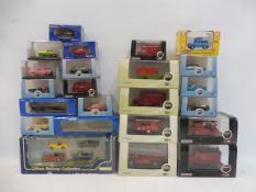 A box of assorted Oxford Die-Cast, Base Toys, etc.