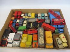 A selection of mainly playworn first series Lesney, plus some Dinky and Corgi etc.