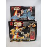 A boxed Star Wars Episode 1 Sebulba-s Pod Racer and figure and a boxed Episode 1 Flash Speeder.