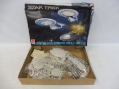An AMT model kit Star Trek USS Enterprise set.