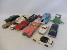 A small quantity of TV related Corgi and Dinky, playworn condition.