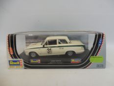 A boxed Revell Scalextric Lotus Cortina.