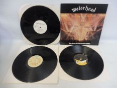 Motorhead - a rare 1981 promotional copy 'Motorhead and No Class', plus one other 'No Sleeps Til