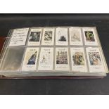 An album of unusual and rare cigarette cards, many full sets, album includes many Ogdens, Trick