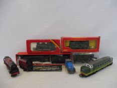 A small selection of oo gauge locomotives and tenders to include the Mallard 6022.