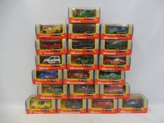 A quantity of 1:43 scale Burago models.