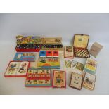 A collection of early card games, dominoes etc.