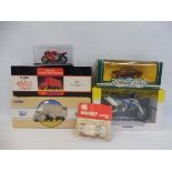 A selection of assorted boxed die-cast models including Corgi, Revell etc.