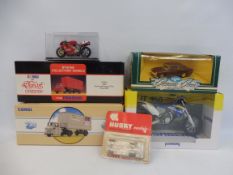 A selection of assorted boxed die-cast models including Corgi, Revell etc.