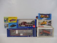 A quantity of die-cast models, mainly haulage and Vanguards to include the Corgi Cyril Knowles,