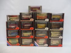 A selection of mainly 1/76th scale EFE Omnibus series buses.