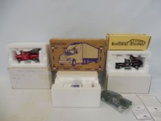 Various white metal kits, to include a Chevy battery truck, a Brooklands model Tucker torpedo and
