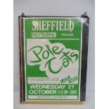 The Polecats - original Sheffield Polytechnic gig poster, in overall very good condition, nice