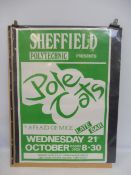 The Polecats - original Sheffield Polytechnic gig poster, in overall very good condition, nice