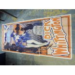 A very large and early pantomime poster for Dick Whittington, printed by Moody Bros. Limited