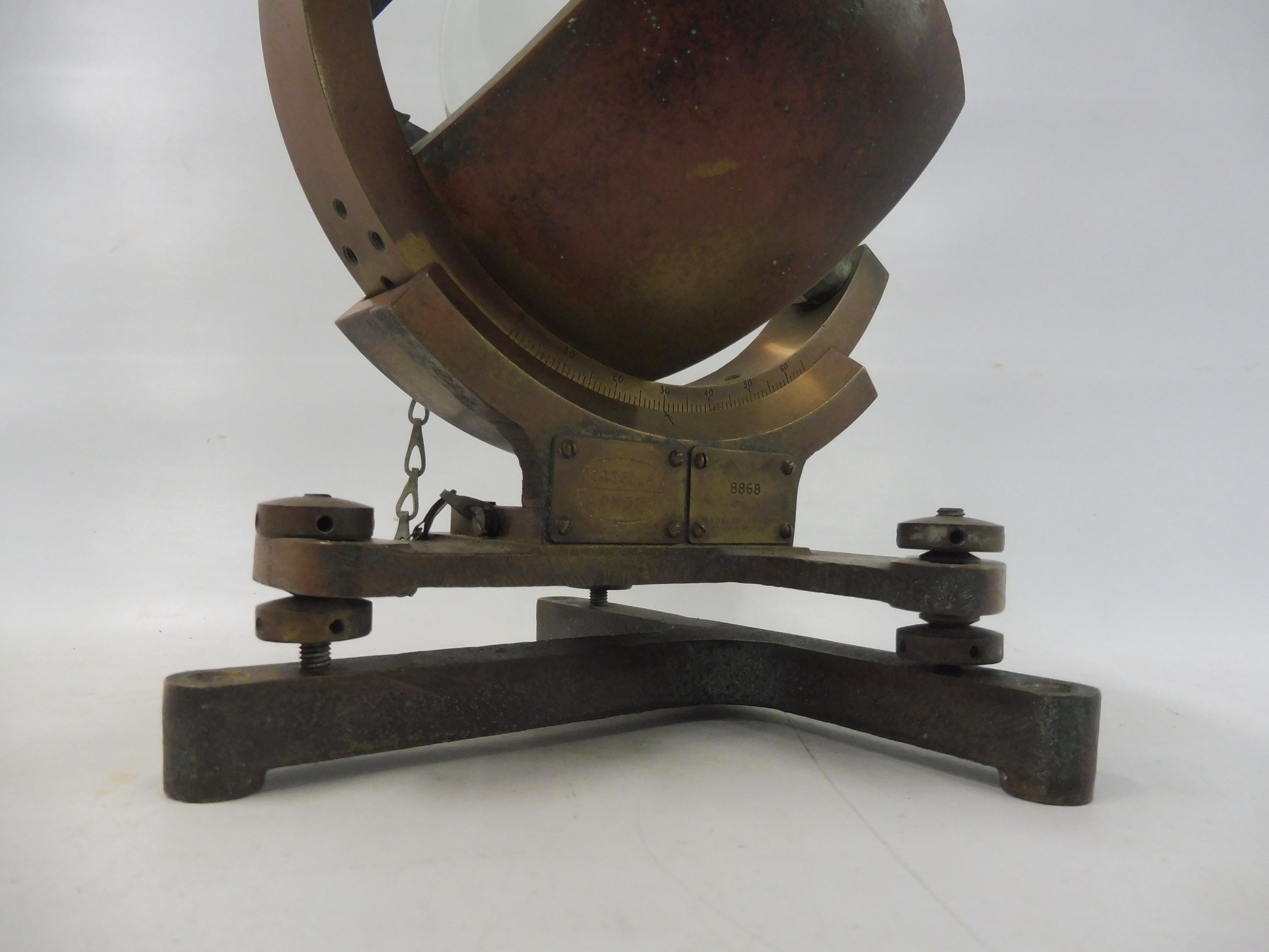 An unusual and good quality sunshine recorder for a tropical climate, by Casella of London, no. - Image 5 of 5