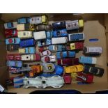 A quantity of Corgi diecast Models, mainly 1960's, including cars, commercial vehicles, etc, some