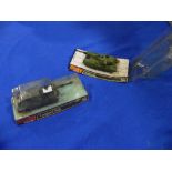 A Dinky 692 Leopard Tank, together with a Dinky 683 Chieftan Tank, both in original packaging, a/