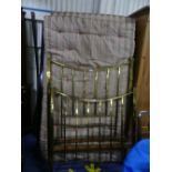 A Brass Bed Frame, 42in (3'6") wide.