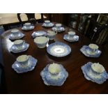 A Paragon twelve-place setting part Tea Service, comprising ten cups, twelve saucers, twelve Side