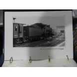 Railways interest: a large quantity of professional black and white photographs (approx. 100) of