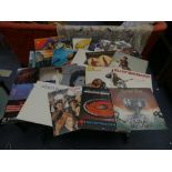 Vinyl Records; A quantity of mainly original LP's and Singles, including The Police, Cliff