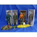 Action Man; A late 1960's Scramble Pilot, together with a 1960's painted head Action Man wearing a
