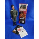Action Man; A boxed early 1970's Commander 'He Talks' Figure, with brown flock head but still with