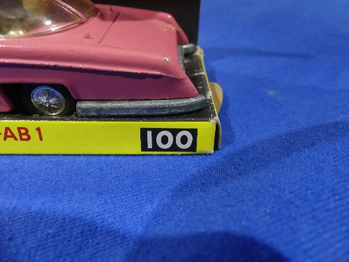 A Dinky 100 'Lady Penelope's Fab 1', on original card display stand, lacking front and rear - Image 3 of 5
