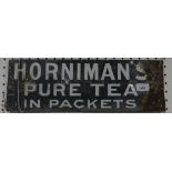 Horniman's Tea; a double sided enamel Advertising Sign, Horniman's Pure Tea in Packets, 6in x