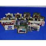 Eddie Stobart; A collection of eighteen Corgi Models, including 56702 Forklift, 59516 Volvo SWB,