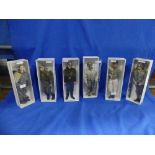 A collection of six 1:6 scale Action Figures by Dragon, in various military uniforms including