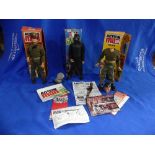 Action Man; A boxed early 1980's SAS Key Figure, with brown flock head and eagle eyes, together with