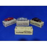 Brooklin Models; A collection of four 1:43 scale die-cast models, including no. 10 1949 Buick