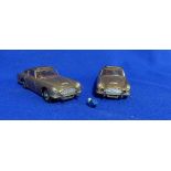 A Corgi James Bond Aston Martin D.B.5, gold, with ejector figure, together with another similar (2)