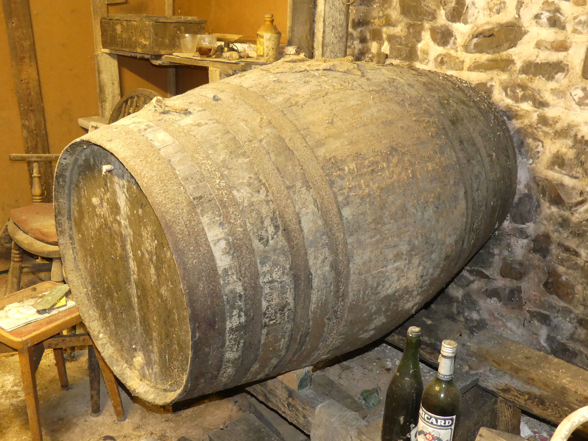 Two vintage Whiskey / Cider Barrels, with metal banding (2) Note; This lot can be Viewed at and must - Image 2 of 2