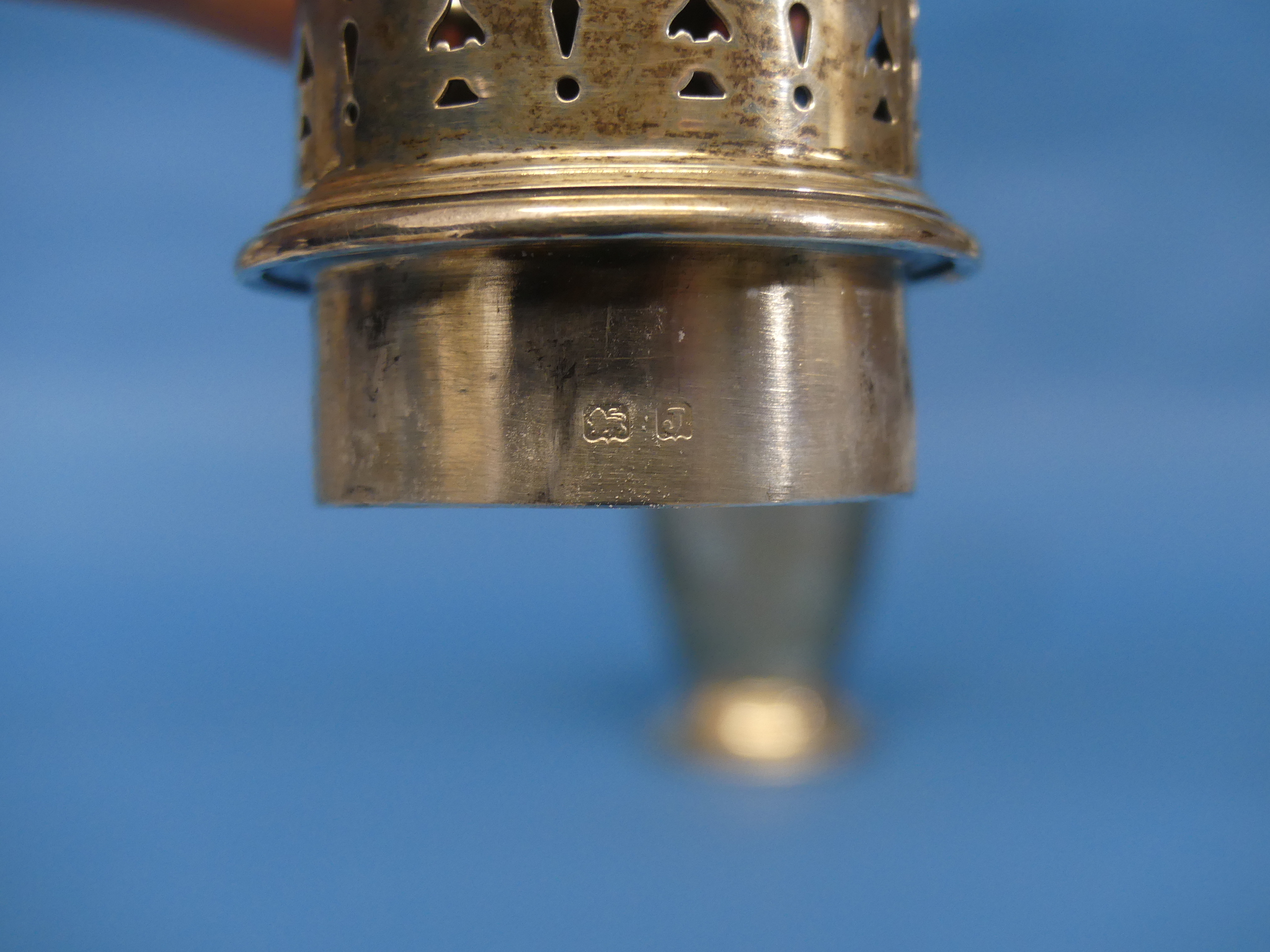 A George V silver Sugar Caster, by Adie Brothers Ltd., hallmarked Birmingham 1933, of baluster - Image 2 of 4